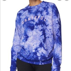 Spiritual Gangster Blue Tie-Dye Grateful Sweatshirt